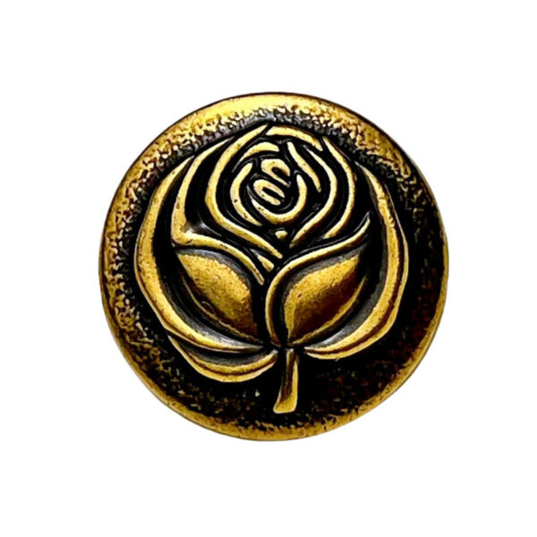 18/23mm Vintage Rose Metal Shank Button for Sweaters 12PCS - Image 6