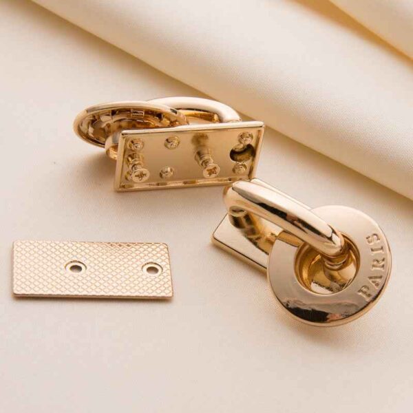 30mm Silver Gold Metal Buckle Clasps Fasteners for Luggage 20pcs
