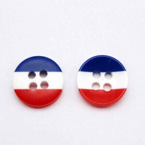 11.5/15mm Round Rainbow Striped Resin Buttons for Baby Clothing 100pcs
