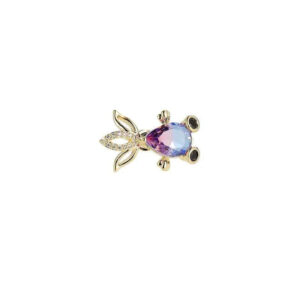 Gradient Zircon Goldfish Brooch – Sparkling Fish Pin 2pcs