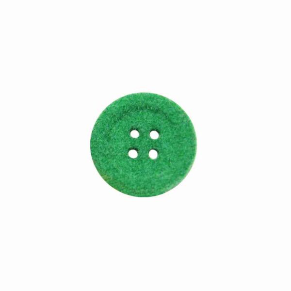 18mm Round 4-Hole Velvet Resin Buttons for Women's Wool Coats 20pcs