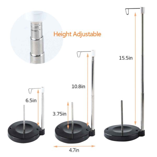 Adjustable Cone Thread Stand Spool Holder for Sewing Machine