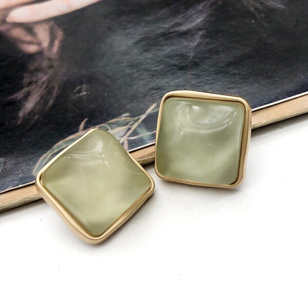 23mm Stone Square Women’s Wool Coat Metal Shank Button 12pcs - Image 5