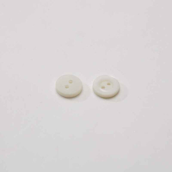 10mm Taro Shell Polished 2mm Thick 2-Hole Buttons 100pcs Wholesale