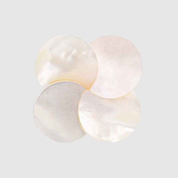 Japanese White Butterfly Shell Buttons Handcrafted Elegance 10pcs