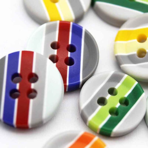 12.5mm Green Yellow Round Resin Buttons for Kids' Sweaters 100pcs