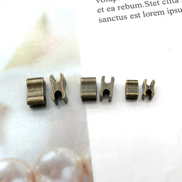 #5 Zipper Repair Kit Metal Head Sliders Retainer Insertion Pin 80 Pack - Image 18