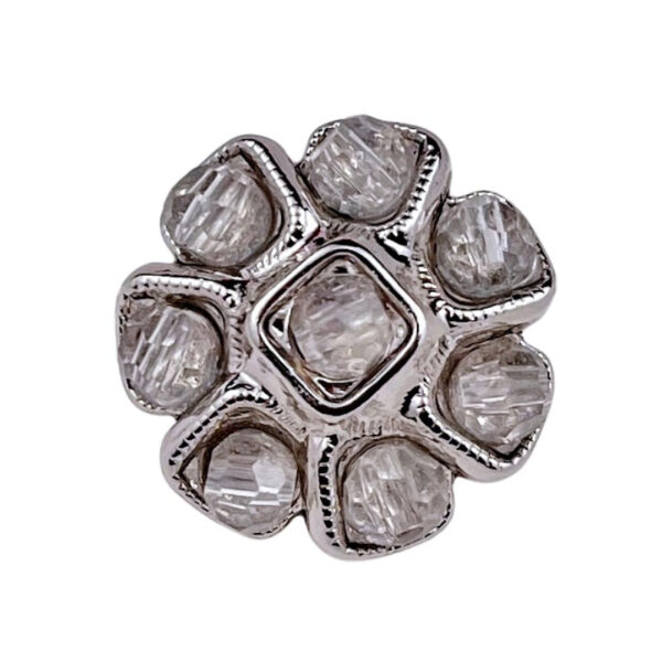 Beaded Flower Metal Buttons for Women’s Sweaters & Dresses 20pcs - Image 6