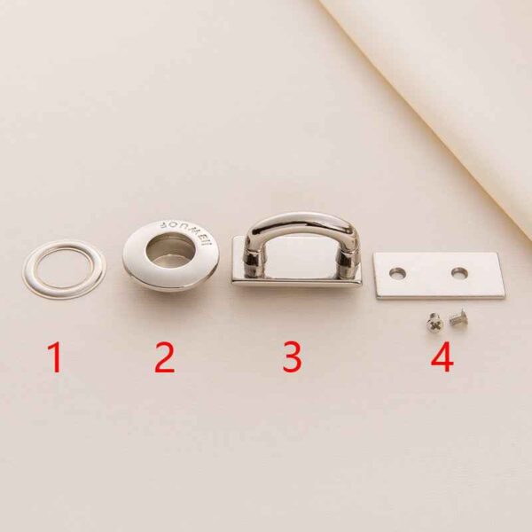 30mm Silver Gold Metal Buckle Clasps Fasteners for Luggage 20pcs