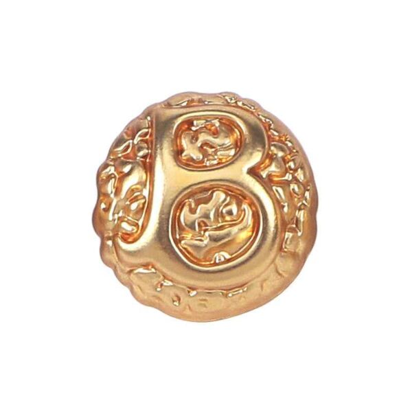 24L/28L/32L/36L Domed Letter "B"Metal Shank Buttons 20pcs