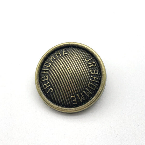 18mm Vintage Bronze Round Metal Shank Coat Buttons 30pcs - Image 3
