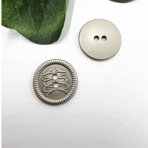 12/15/18mm Vintage Metal Buttons Two Holes for Coats Jackets 96 Pack - Image 8