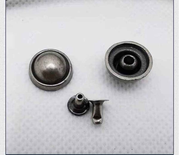 10/12/14MM Antique Silver Metal Mushroom Rivets 30 Pack