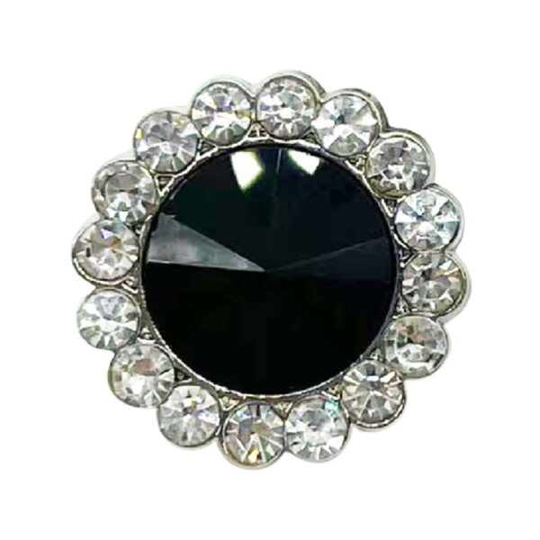 Luxe Rhinestone Flower Metal Button for Women’s Sweaters Coats 10pcs - Image 6