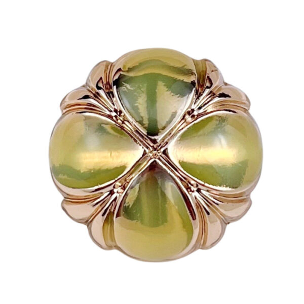 18/23mm Colorful Jelly Clover Metal Shank Button 10pcs - Image 6