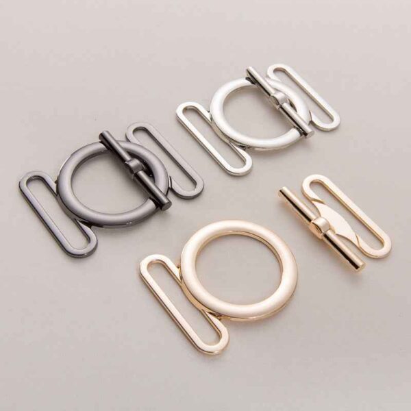 30/40mm Metal Belt Clasp Buttons Decorative Fasteners 20pcs