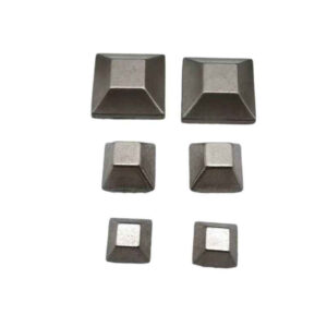 8/10/15MM Vintage Silver Flat Top Pyramid Studs – Alloy Rivets 30 Pack
