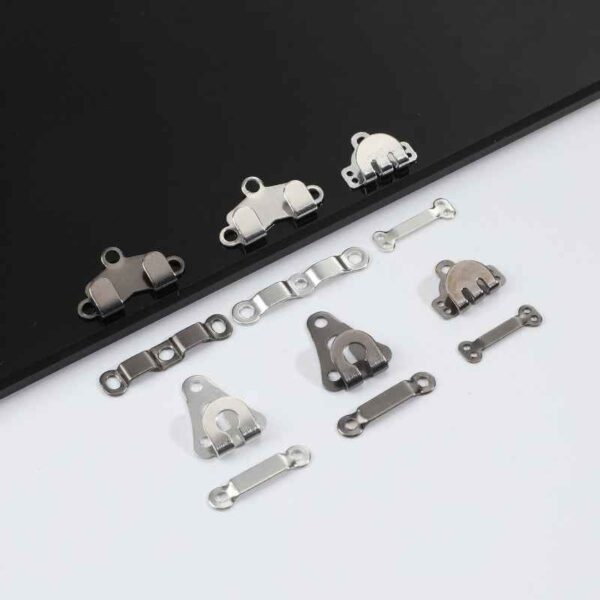 Metal Trouser Hooks Fasteners for Suit Pants 20 Pack(2 Colors)