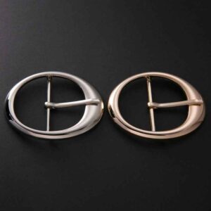 45mm Zinc Alloy Oval Coat Belt Buckle Adjustable with Pin 10pcs