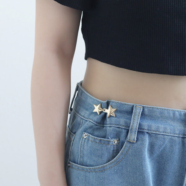 12 Set Star Adjustable No Sewing Required Stud Buttons - Image 2