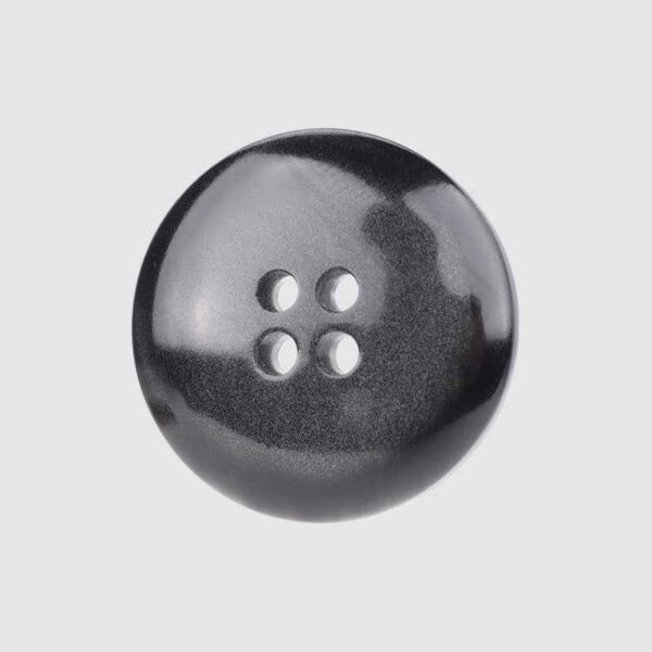 15/20mm Round 4-Hole Eco-Friendly Resin Buttons Black Navy Blue 10pcs