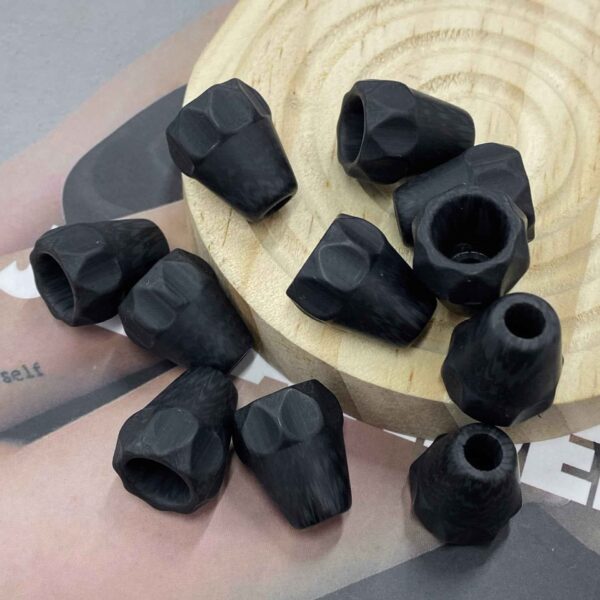 20mm Resin Single-Hole Bell Stopper Cord End for Hoodies 40 Pack