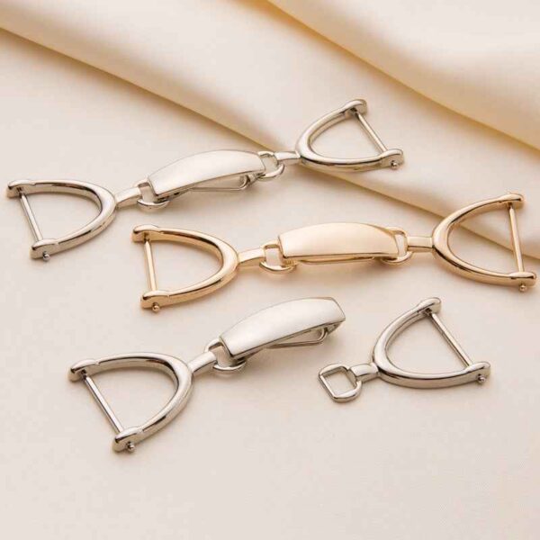 75/95mm Gold Silver Coat Hook Buckles for Trench Coat 20pcs