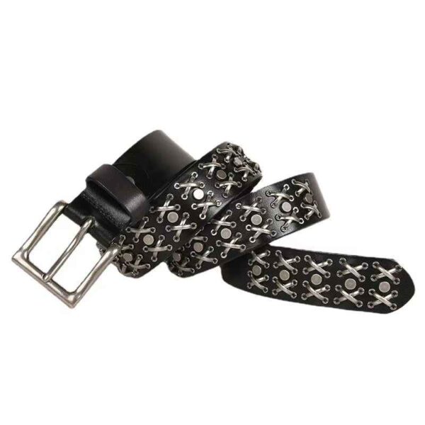 Vintage X-Shaped Punk Belt Studs – DIY Alloy Rivets 30 Pack(3 Styles)