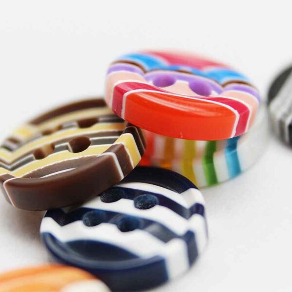 12mm Candy Color Resin Buttons for Kids' Shirts 100pcs