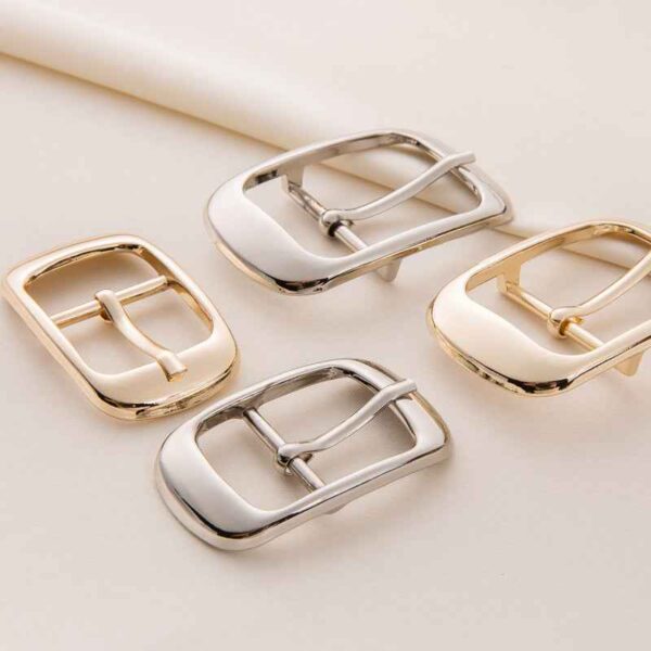 25/30mm Zinc Alloy Rectangle Center Bar Buckles 20pcs