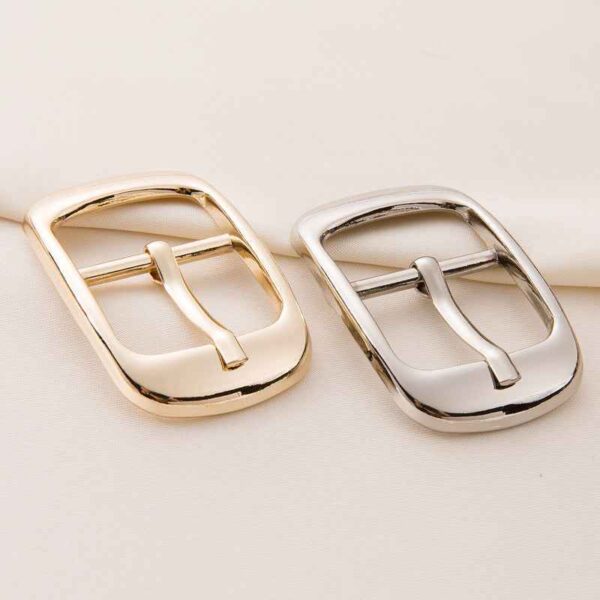 25/30mm Zinc Alloy Rectangle Center Bar Buckles 20pcs