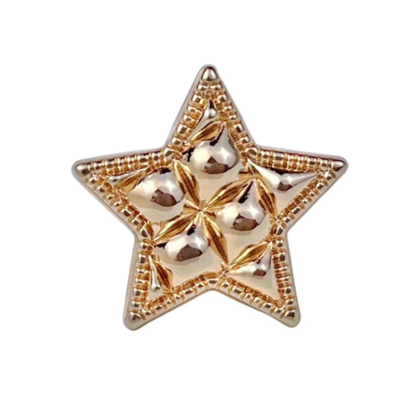18/20/23mm Turtle Star Metal Buttons for Sewing 20pcs - Image 3