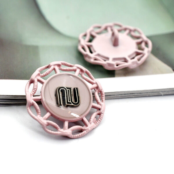 18/23mm Letter M Metal Shank Buttons for Suits and Coats 10pcs - Image 7