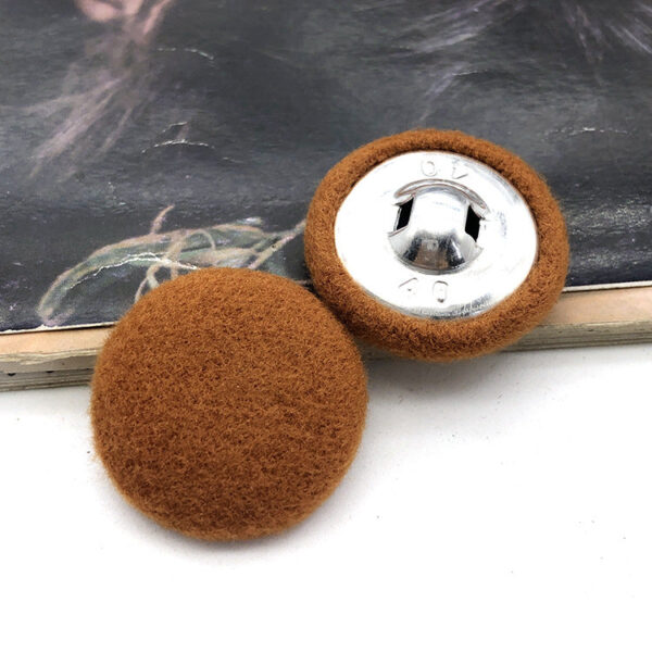 28mm Round Fabric-Covered Buttons for Women's Cashmere Coats 20pcs - Image 16