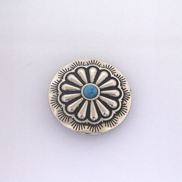 Turquoise Metal Stud Buttons for Belts Bag Clothing 50 Pack(10 Styles) - Image 6