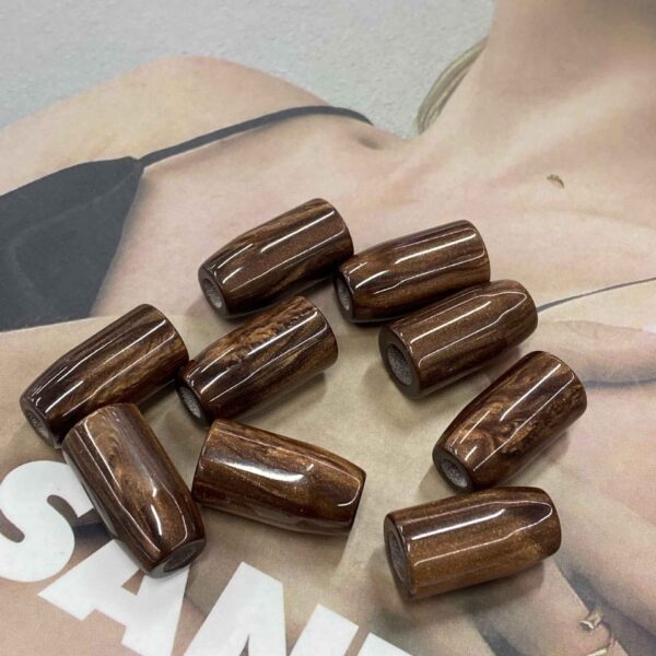 19mm Resin Single-Hole Bell Cord Buttons for Hoodies Coats 40 Pack