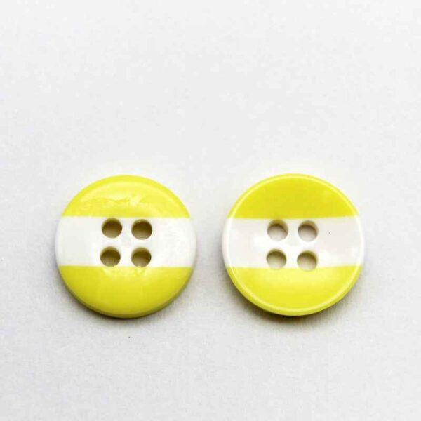 11.5/15mm Round Rainbow Striped Resin Buttons for Baby Clothing 100pcs