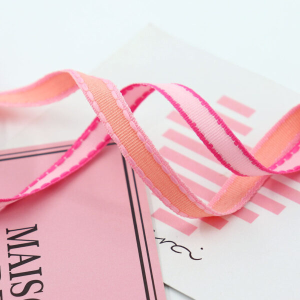 10/25/38mm Candy-Colored Ribbed Ribbon 3 Size Set - Image 3