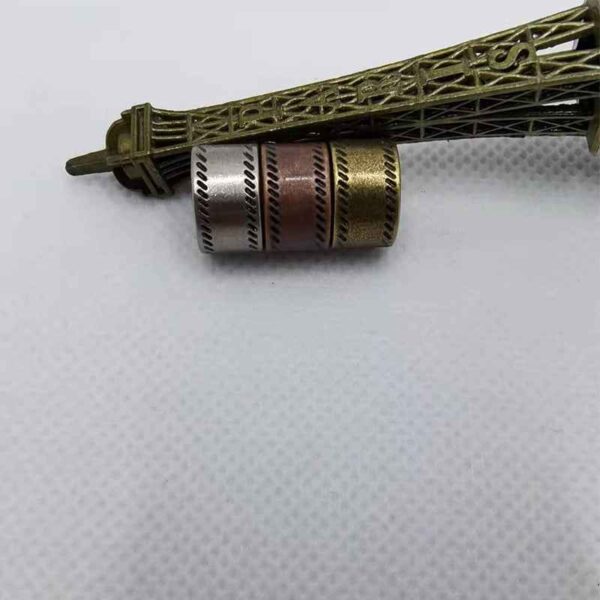 11MM Vintage Silver Bronze Bead Caps Antique Cord End Caps 30 Pack