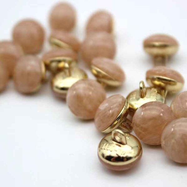 11.5-25mm Cat Eye Pearlized Metal Shank Buttons for Sweaters 50 Pack