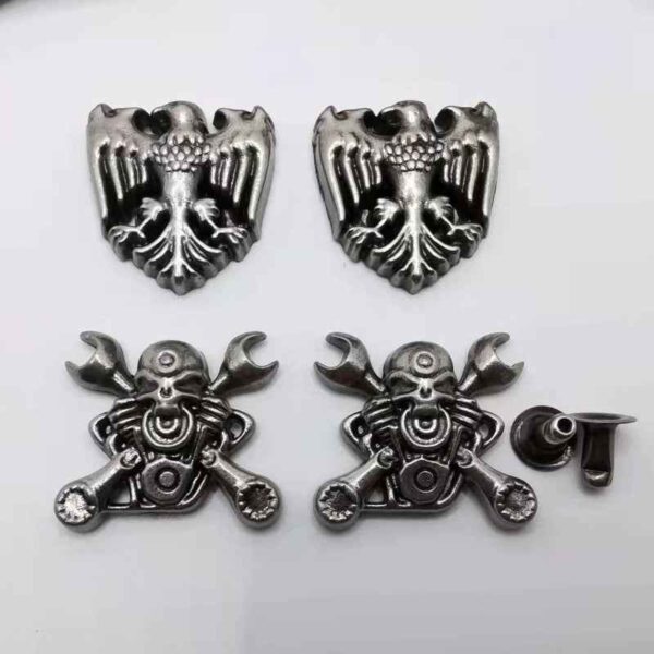 18MM Eagle Head Rivet Studs Vintage Gothic Metal Decorative Nails