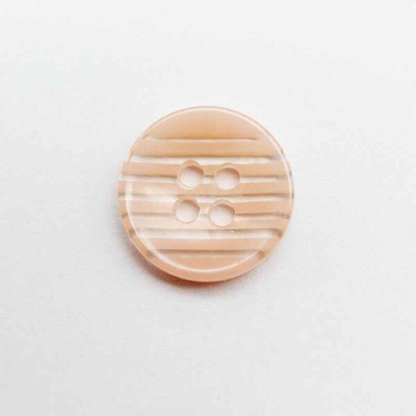 12.5mm Round 4-Hole Striped Resin Buttons for Children Clothing 100pcs