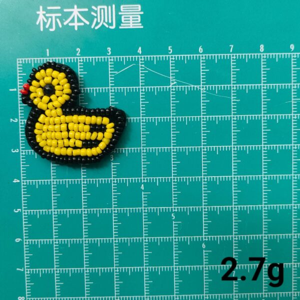 Banana Avocado Strawberry Duck Bird Embroidered Sock Patches 12 Pack - Image 8