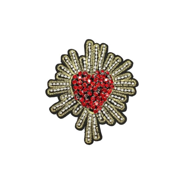 Cute Cherry Bow and Animal Hand-Embroidered DIY Applique 5 Pack - Image 4