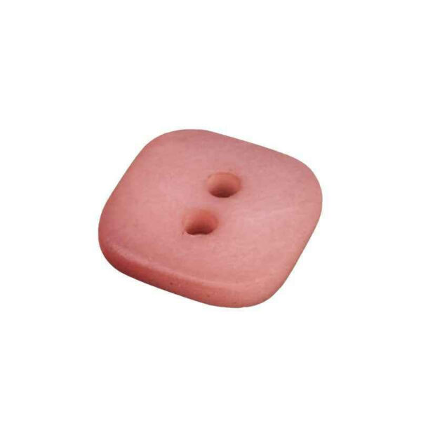 18L Square 2-Hole Shell Buttons for Sewing Crafts 10 Color 100 Pack