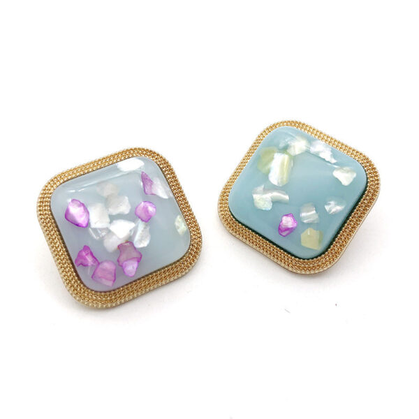 25mm Gold Irregular Metal Shank Buttons 10pcs - Image 5