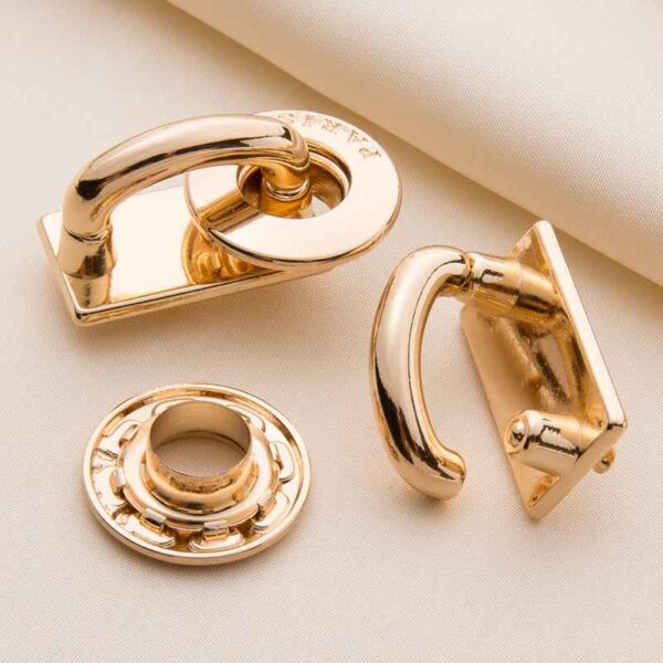 30mm Silver Gold Metal Buckle Clasps Fasteners for Luggage 20pcs