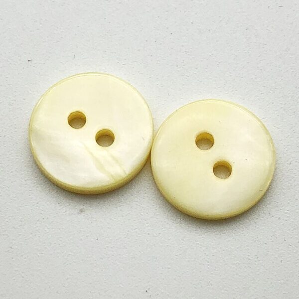 12.5mm Two-Hole Flat Shell Shirt Buttons 20pcs - Image 6