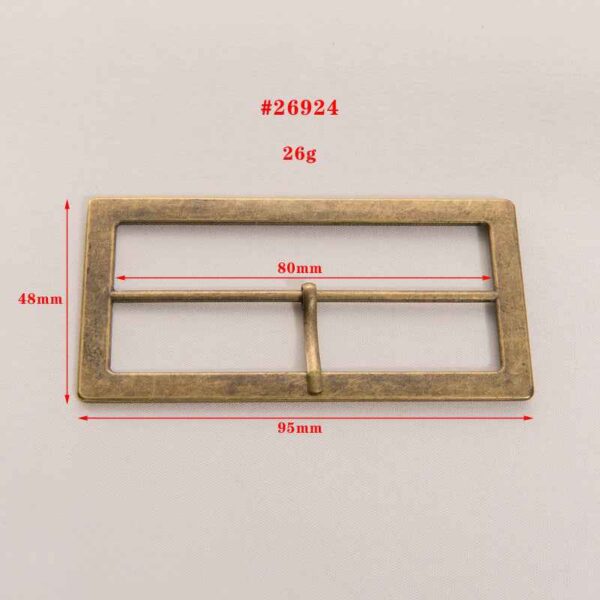 80mm Oversized Metal Belt Buckle Adjustable Fastener with Pin 10pcs