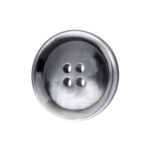 15/20mm Round 4-Hole Eco-Friendly Resin Buttons Black Navy Blue 10pcs